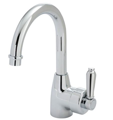 Eleanor Gooseneck Basin Mixer Chrome