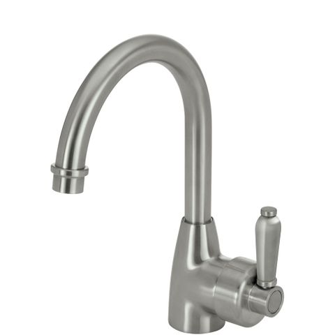 Eleanor Gooseneck Basin Mixer Brushed Nickel