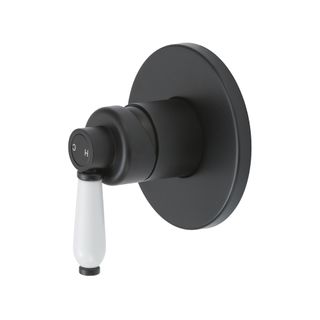 Eleanor Wall Mixer Matte Black/Ceramic