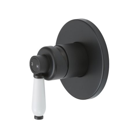 Eleanor Wall Mixer Matte Black/Ceramic