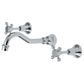 Lillian Shepherds Crook Bath Set Chrome