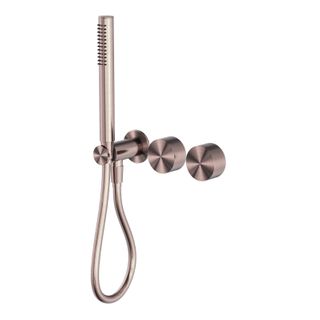Kara Progressive Shower System Separate Plate Brushed Bronze