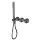 Kara Progressive Shower System Separate Plate Gun Metal