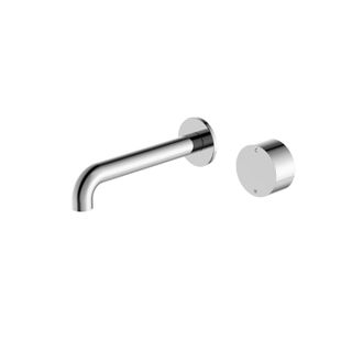 Kara Progressive Wall Basin/Bath Set 120mm Chrome