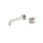 Kara Progressive Wall Basin/Bath Set 185mm Brushed Nickel
