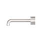 Kara Progressive Wall Basin/Bath Set 185mm Brushed Nickel