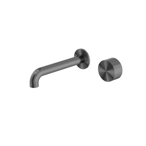 Kara Progressive Wall Basin/Bath Set 185mm Gun Metal