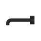Kara Progressive Wall Basin/Bath Set 185mm Matte Black