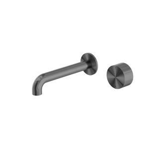 Kara Progressive Wall Basin/Bath Set 260mm Gun Metal