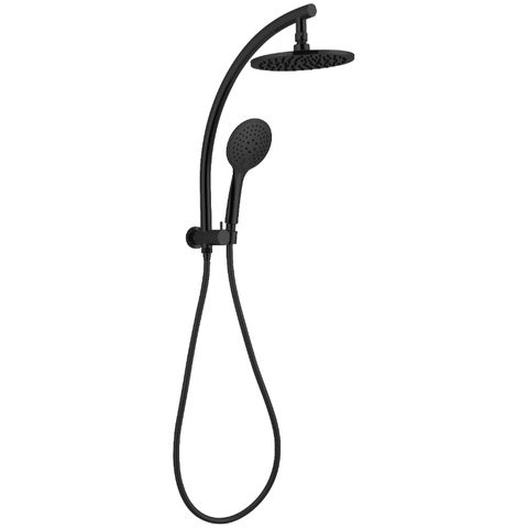 Dolce 2 In 1 Twin Shower Matte Black