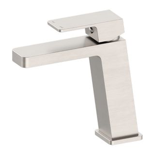 Celia Basin Mixer Angle Spout Brushed Nickel