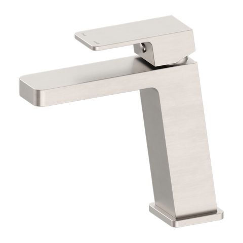 Celia Basin Mixer Angle Spout Brushed Nickel