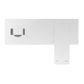 Celia Wall Basin/Bath Mixer Chrome