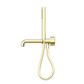 Kara Progressive Shower System With Spout 230mm Brushed Gold