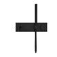 Kara Progressive Shower System With Spout 230mm Matte Black