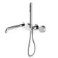 Kara Progressive Shower System Separate Plate With Spout 230mm Chrome