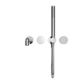 Kara Progressive Shower System Separate Plate With Spout 230mm Chrome