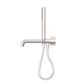 Kara Progressive Shower System Separate Plate With Spout 250mm Brushed Nickel
