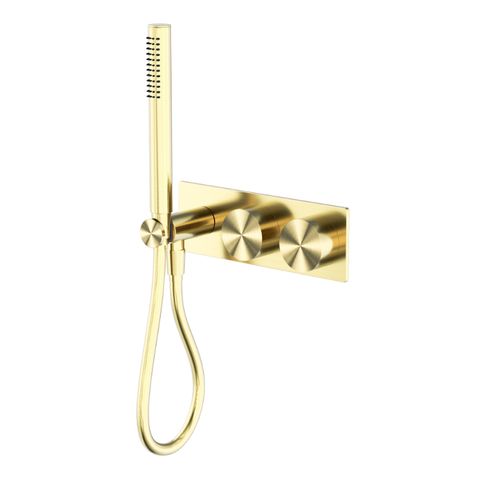 Kara Progressive Shower System Brushed Gold