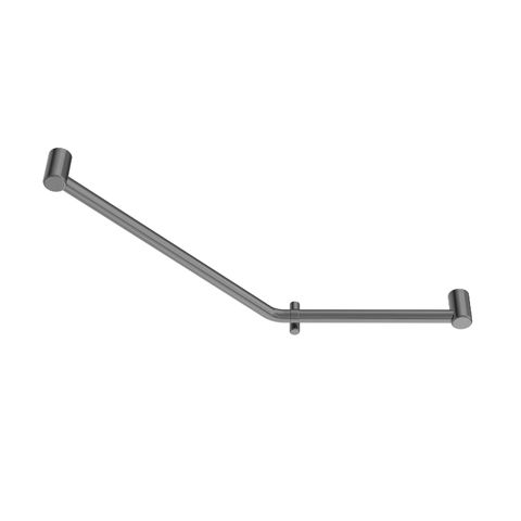 Mecca Care 32mm Ambulant 45 Degree Bent Tube Grab Rail 450X650mm Gun Metal