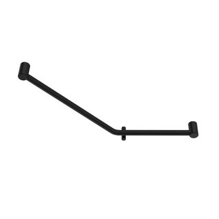 Mecca Care 32mm Ambulant 45 Degree Bent Tube Grab Rail 450X650mm Matte Black