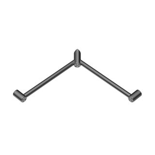 Mecca Care 32mm Wrap Around Corner Grab Rail 600X600mm Gun Metal