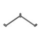 Mecca Care 32mm Wrap Around Corner Grab Rail 600X600mm Gun Metal