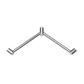 Mecca Care 32mm Wrap Around Corner Grab Rail 600X600mm Chrome