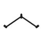 Mecca Care 32mm Wrap Around Corner Grab Rail 600X600mm Matte Black