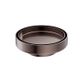 130mm Round Tile Insert Floor Waste 80mm Outlet Brushed Bronze
