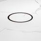 130mm Round Tile Insert Floor Waste 80mm Outlet Brushed Bronze