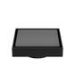 130mm Square Tile Insert Floor Waste 80mm Outlet Matte Black