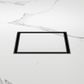 130mm Square Tile Insert Floor Waste 80mm Outlet Matte Black
