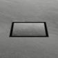 130mm Square Tile Insert Floor Waste 80mm Outlet Matte Black
