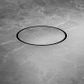 130mm Round Tile Insert Floor Waste 80mm Outlet Chrome