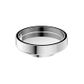130mm Round Tile Insert Floor Waste 80mm Outlet Chrome