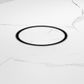 130mm Round Tile Insert Floor Waste 80mm Outlet Gun Metal