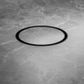 130mm Round Tile Insert Floor Waste 80mm Outlet Matte Black