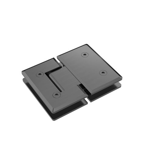 180 Degree Glass To Glass Shower Hinge 10mm Glass Gun Metal