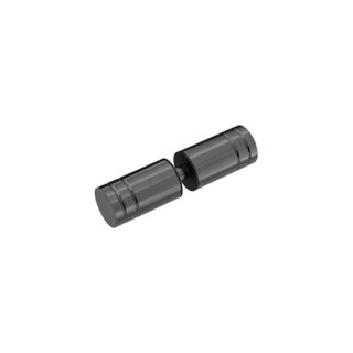Round Shower Knob Gun Metal