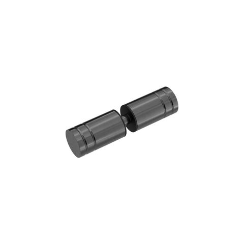 Round Shower Knob Gun Metal