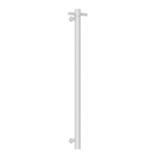 Heated Vertical Towel Rail Matte White
