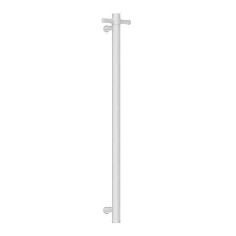 Heated Vertical Towel Rail Matte White