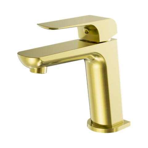 Elgin Care Basin Mixer Brushed Gold