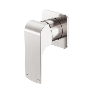 Elgin Shower Mixer Square Back Plate Brushed Nickel