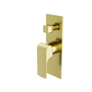 Elgin Shower Mixer With Diverter Brushed Gold