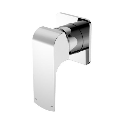 Elgin Shower Mixer Square Back Plate Chrome