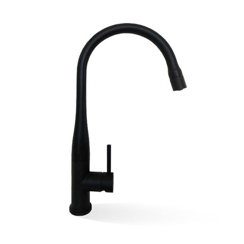 Elle Stainless Steel Pull Out Sink Mixer Matte Black