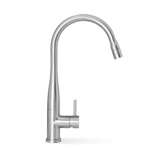 Elle Stainless Steel Pull Out Sink Mixer Brushed