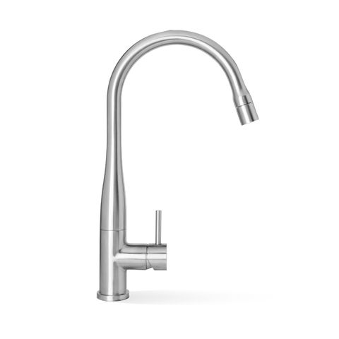 Elle Stainless Steel Pull Out Sink Mixer Brushed